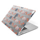 Pumpkin Autumn Leaves Apple MacBook Case Side View