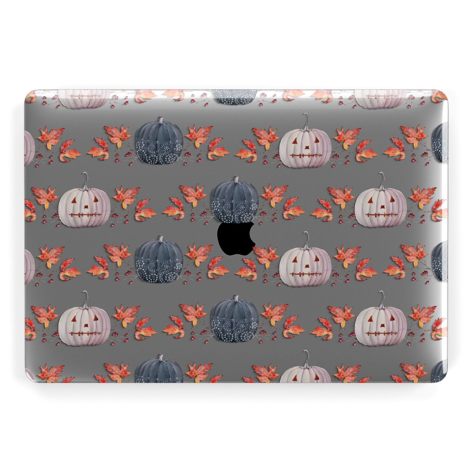 Pumpkin Autumn Leaves Apple MacBook Case
