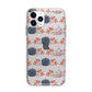 Pumpkin Autumn Leaves Apple iPhone 11 Pro in Silver with Bumper Case