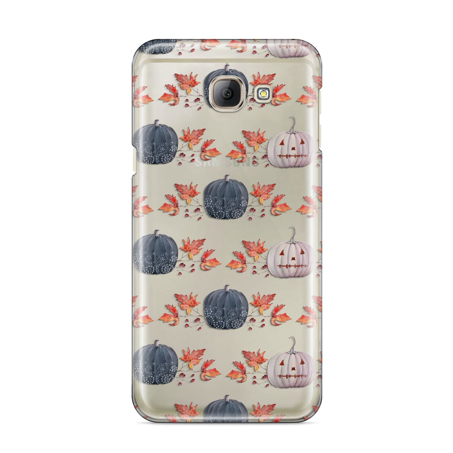 Pumpkin Autumn Leaves Samsung Galaxy A8 2016 Case
