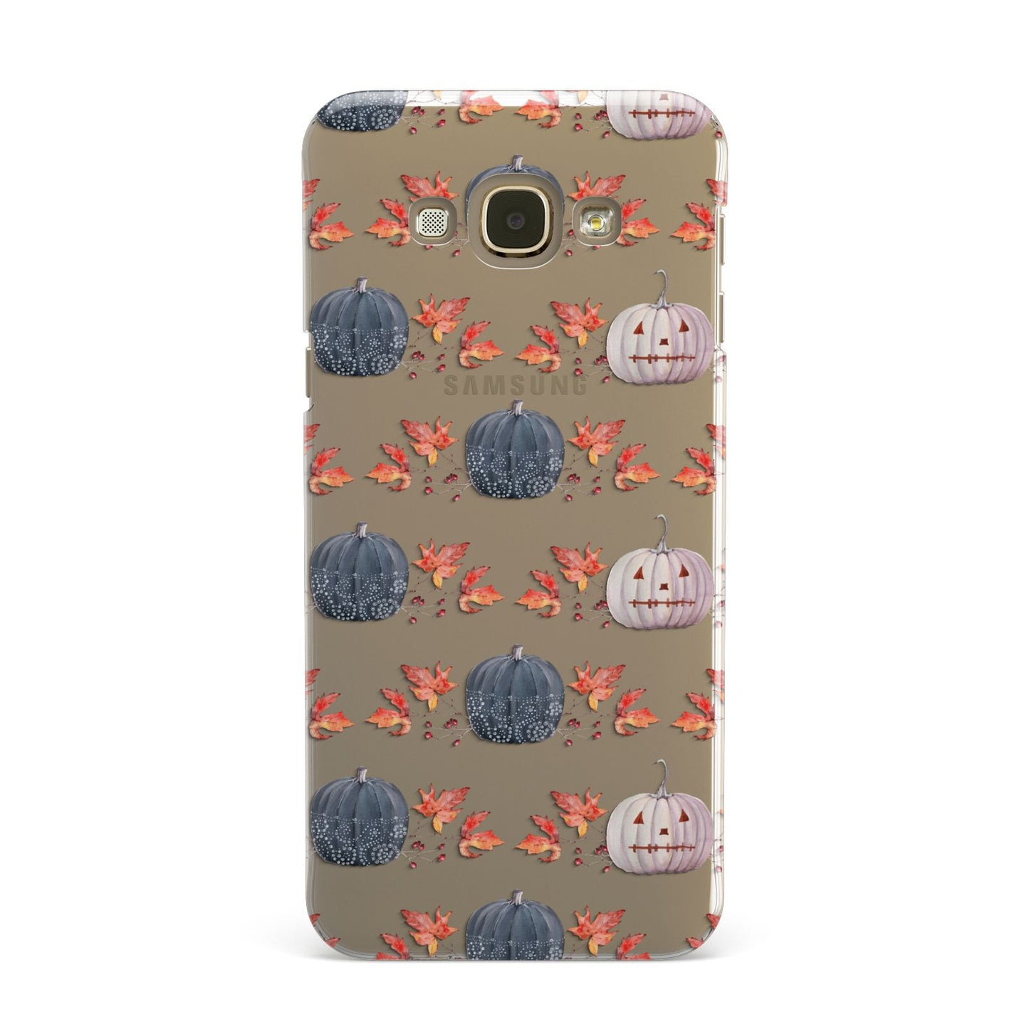 Pumpkin Autumn Leaves Samsung Galaxy A8 Case