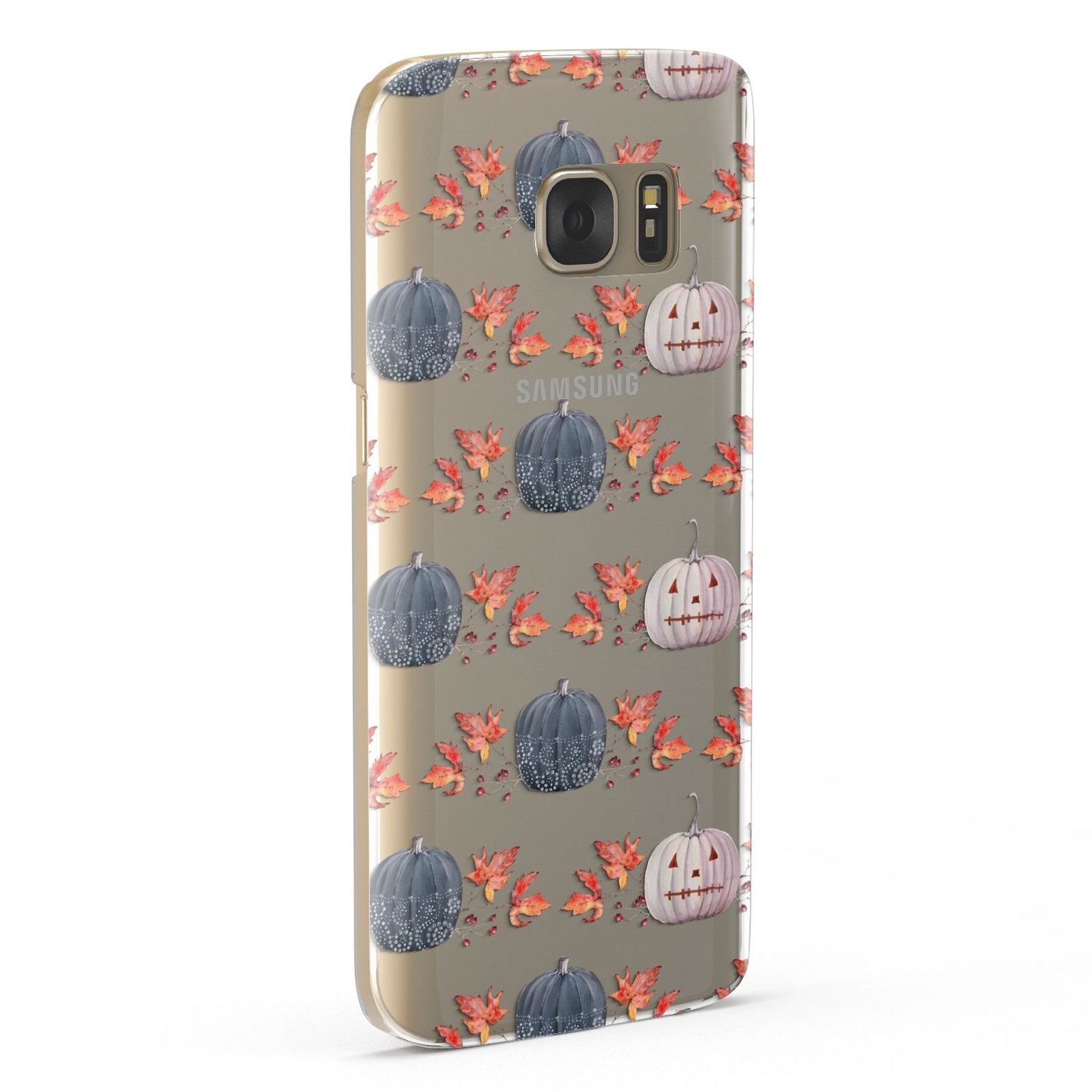 Pumpkin Autumn Leaves Samsung Galaxy Case Fourty Five Degrees