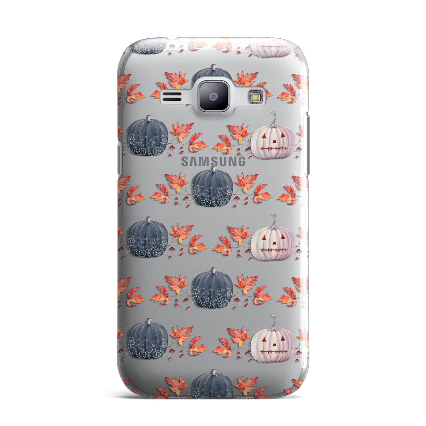 Pumpkin Autumn Leaves Samsung Galaxy J1 2015 Case