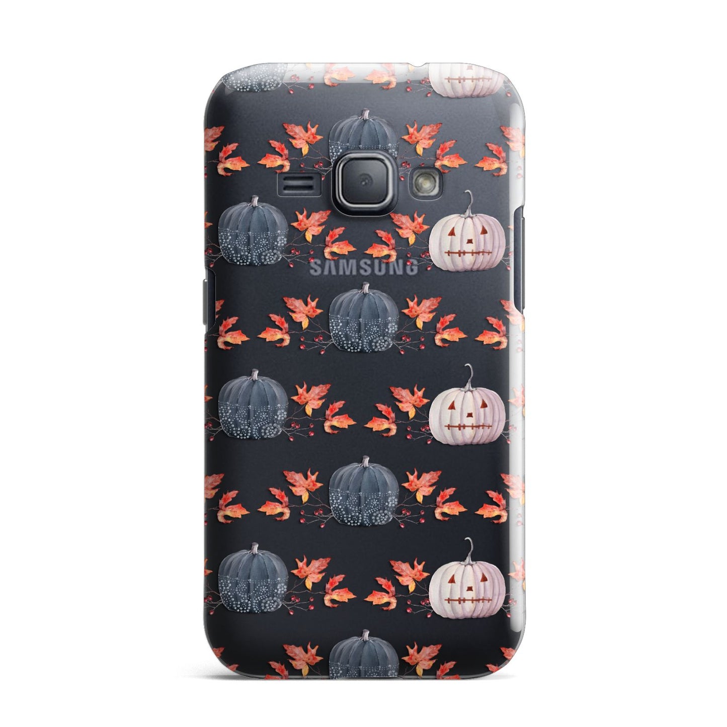 Pumpkin Autumn Leaves Samsung Galaxy J1 2016 Case