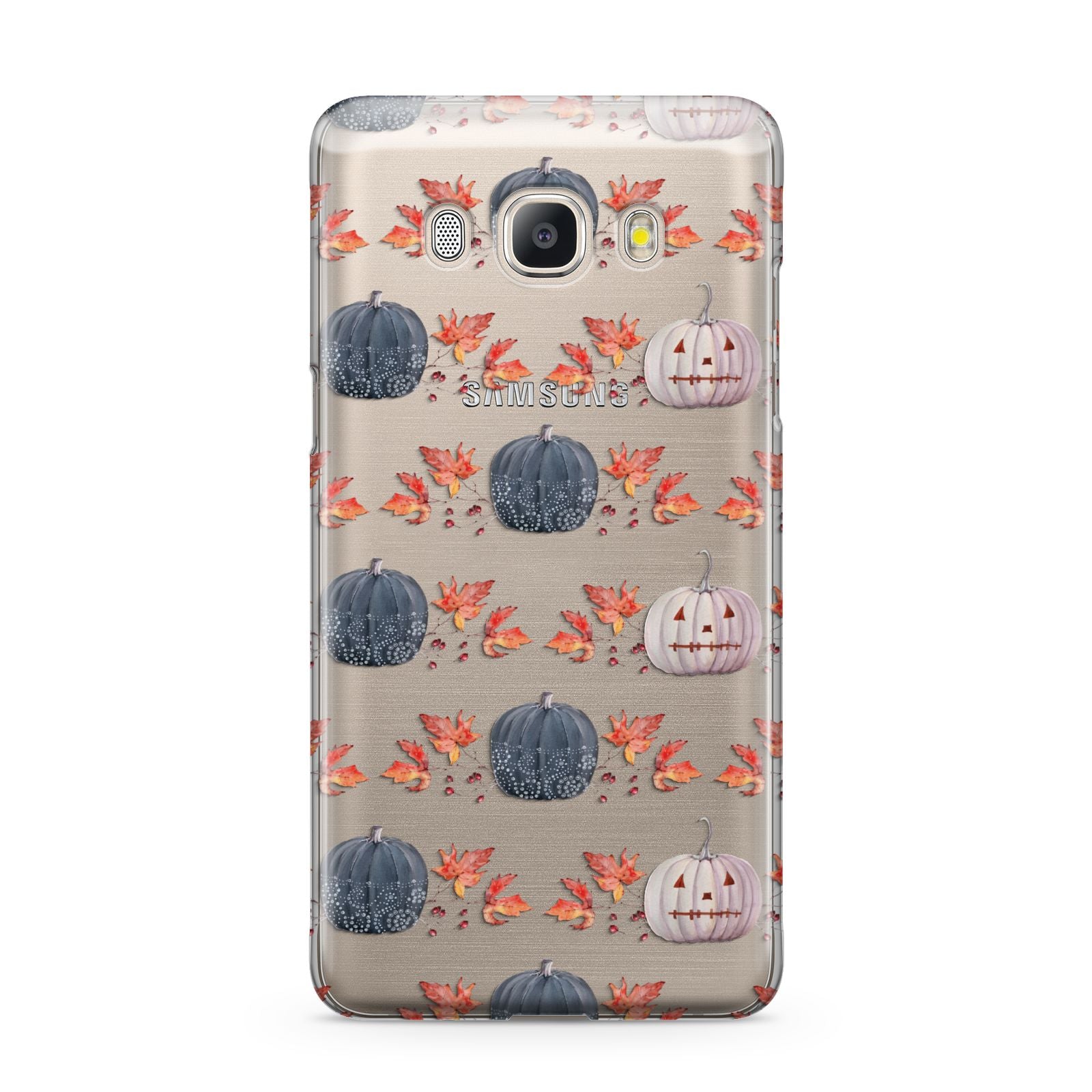 Pumpkin Autumn Leaves Samsung Galaxy J5 2016 Case