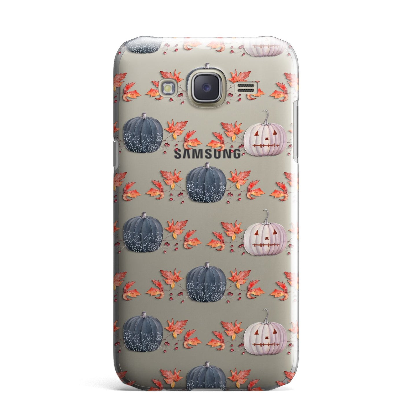 Pumpkin Autumn Leaves Samsung Galaxy J7 Case