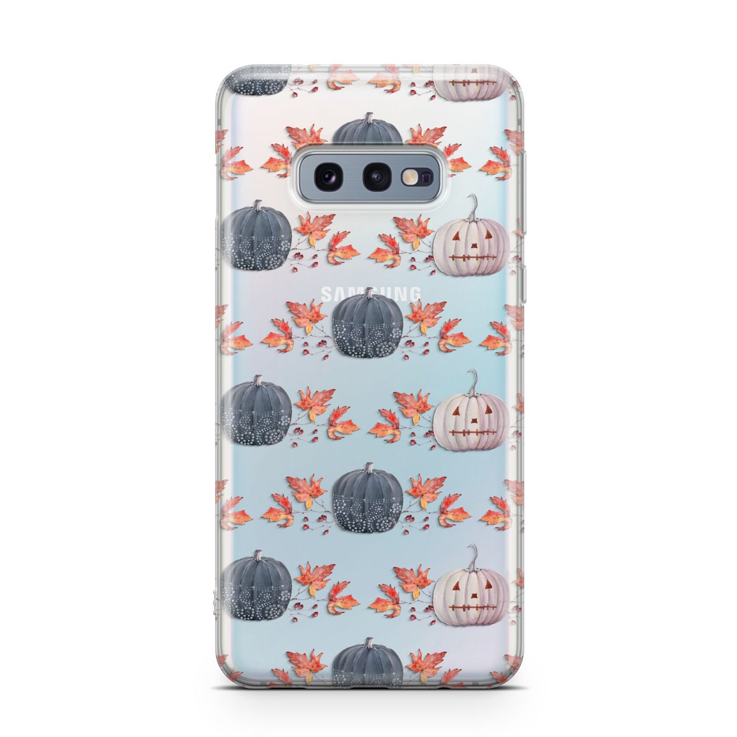 Pumpkin Autumn Leaves Samsung Galaxy S10E Case