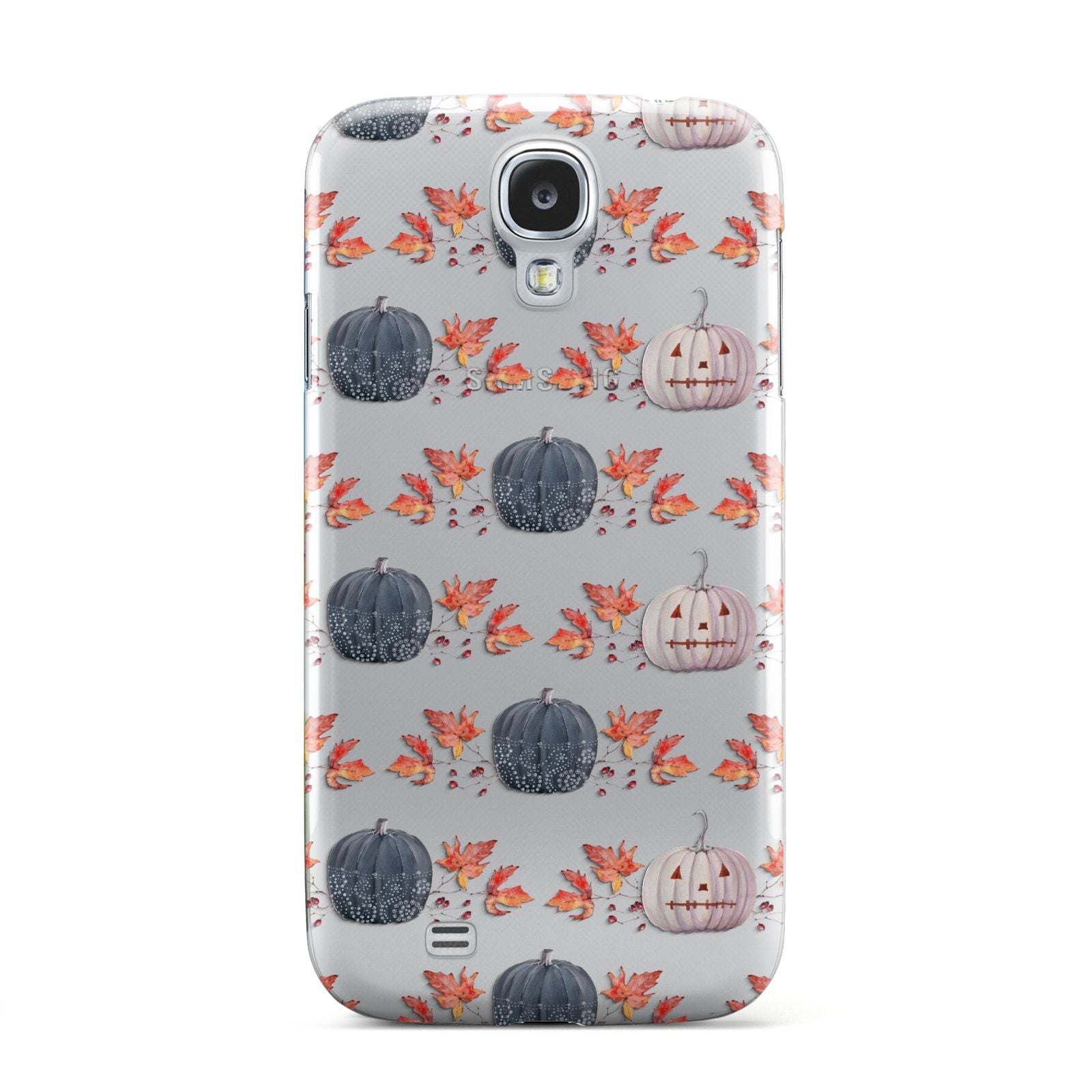 Pumpkin Autumn Leaves Samsung Galaxy S4 Case