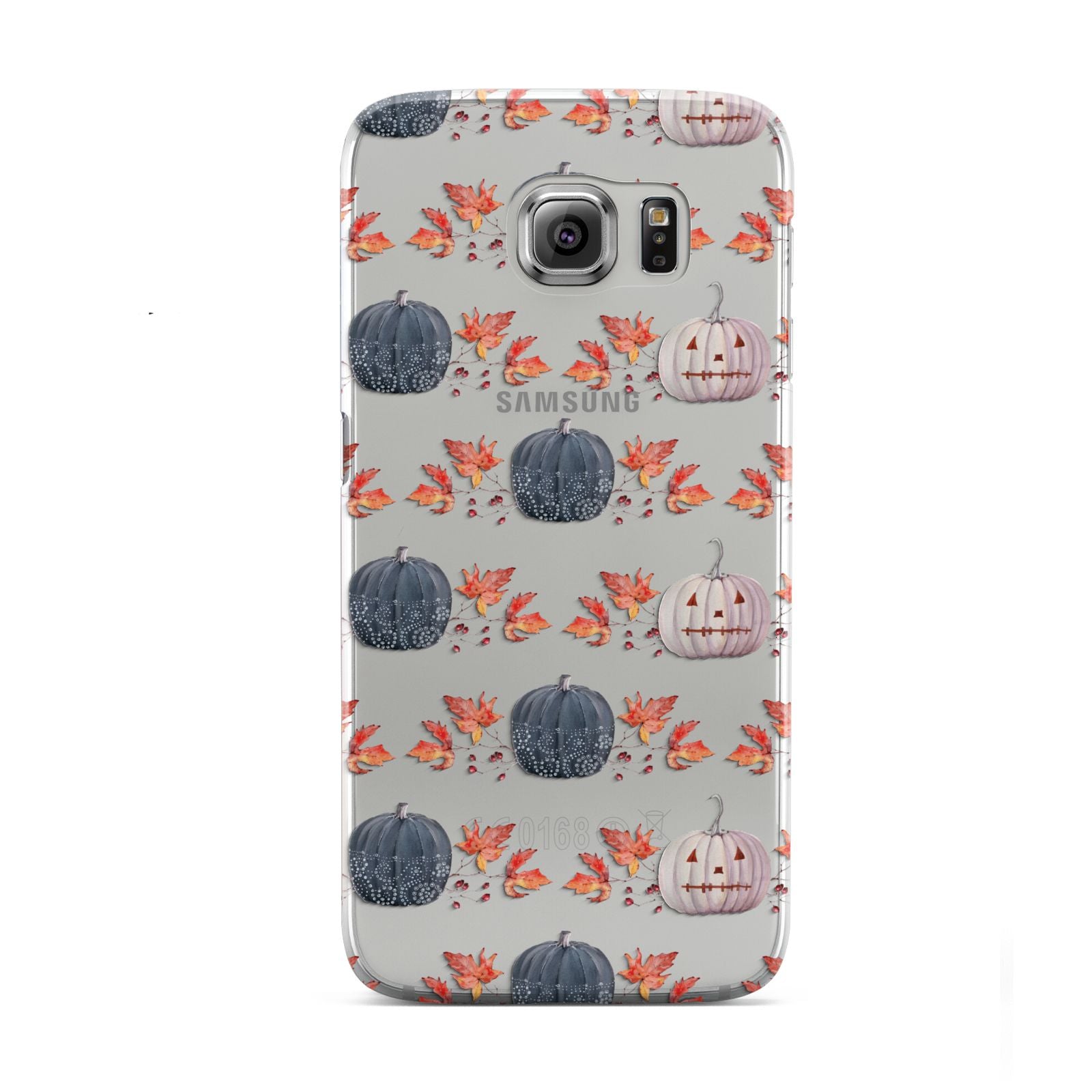 Pumpkin Autumn Leaves Samsung Galaxy S6 Case