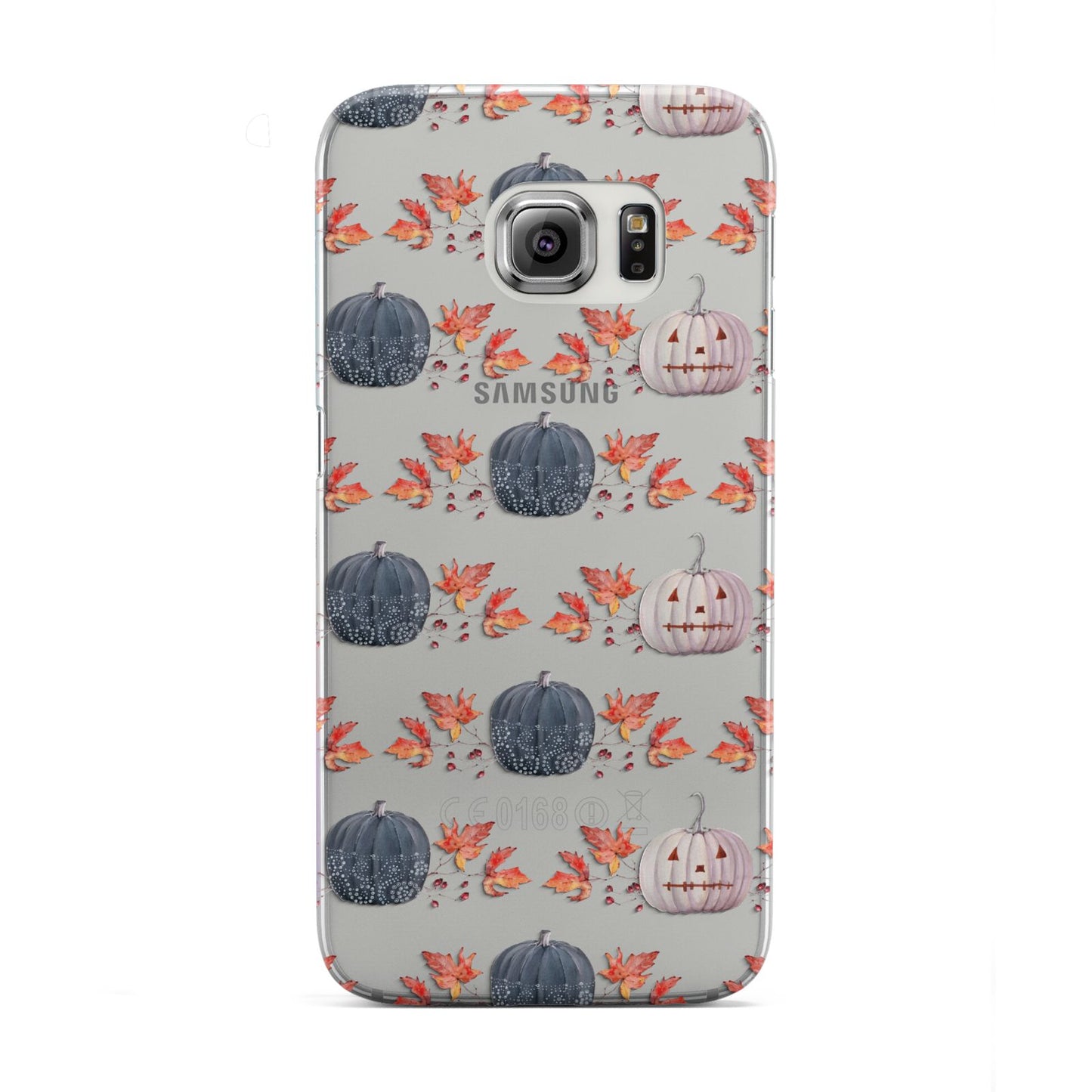 Pumpkin Autumn Leaves Samsung Galaxy S6 Edge Case