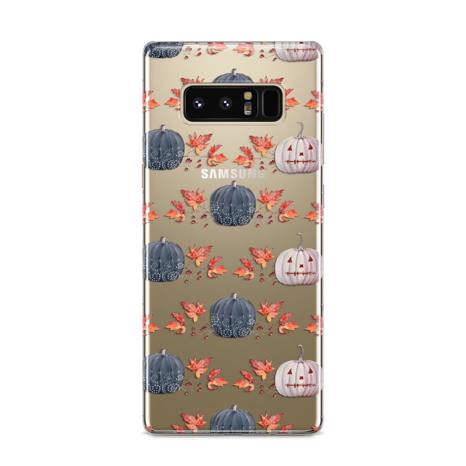 Pumpkin Autumn Leaves Samsung Galaxy S8 Case