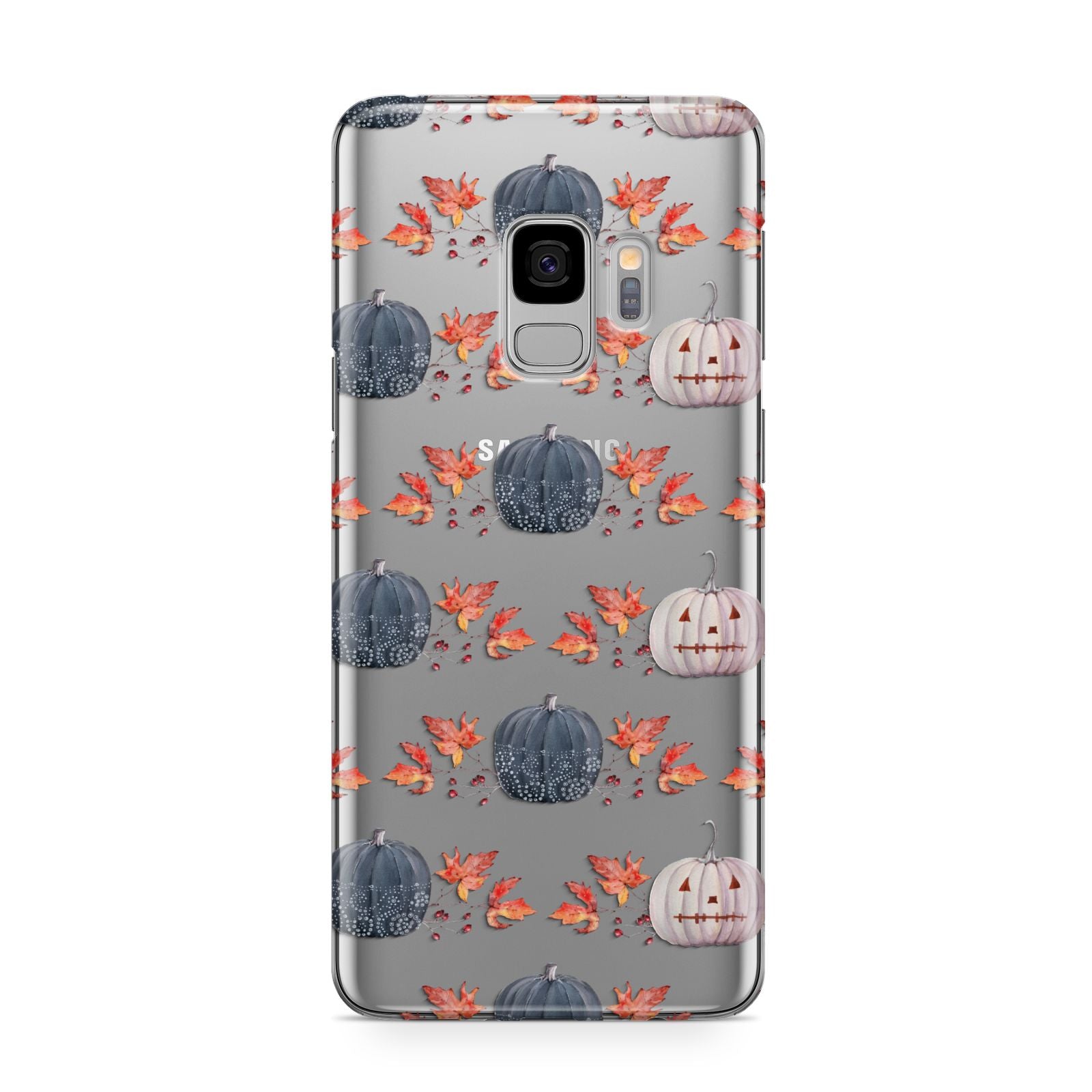 Pumpkin Autumn Leaves Samsung Galaxy S9 Case