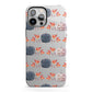 Pumpkin Autumn Leaves iPhone 13 Pro Max Full Wrap 3D Tough Case
