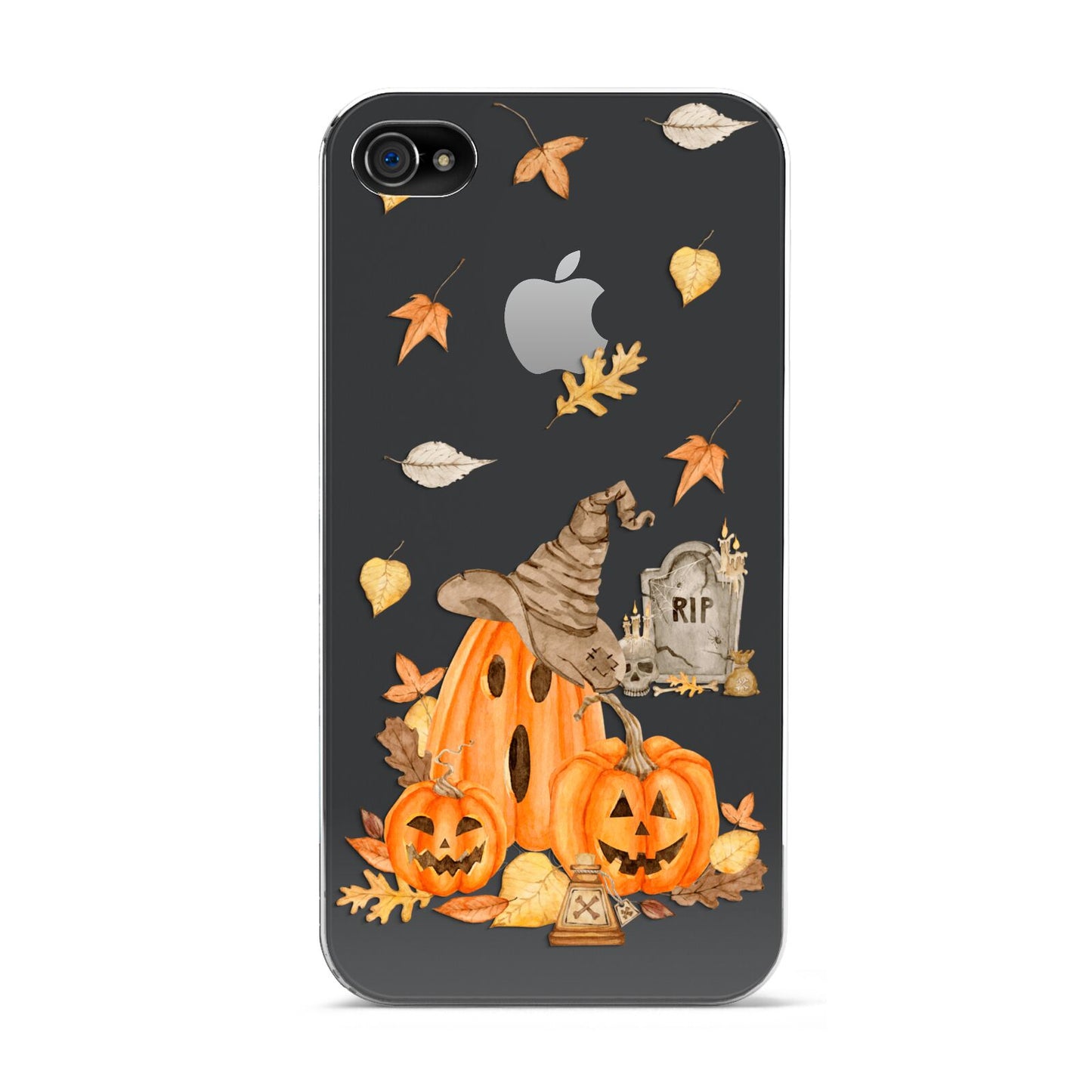 Pumpkin Graveyard Apple iPhone 4s Case
