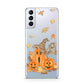 Pumpkin Graveyard Samsung S21 Plus Phone Case