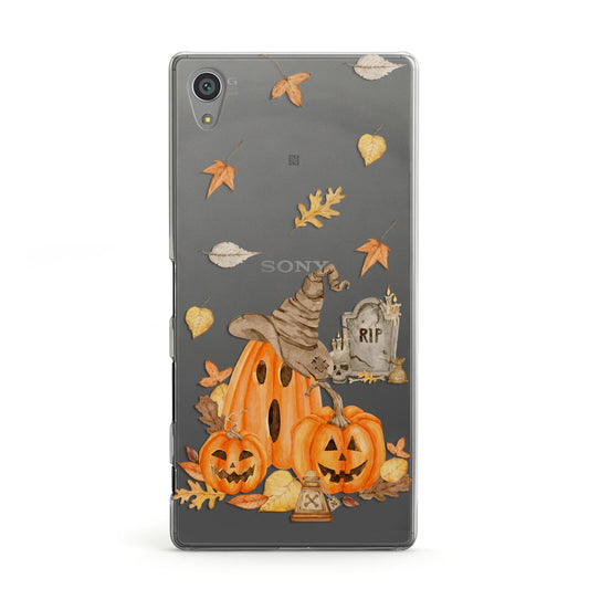 Pumpkin Graveyard Sony Xperia Case