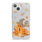 Pumpkin Graveyard iPhone 13 Clear Bumper Case