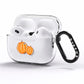Pumpkin Halloween AirPods Pro Clear Case Side Image