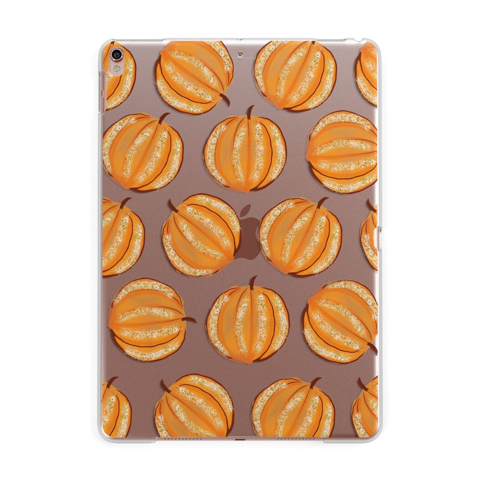 Pumpkin Halloween Apple iPad Rose Gold Case