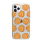 Pumpkin Halloween Apple iPhone 11 Pro in Silver with Bumper Case