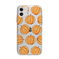 Pumpkin Halloween Apple iPhone 11 in White with Bumper Case