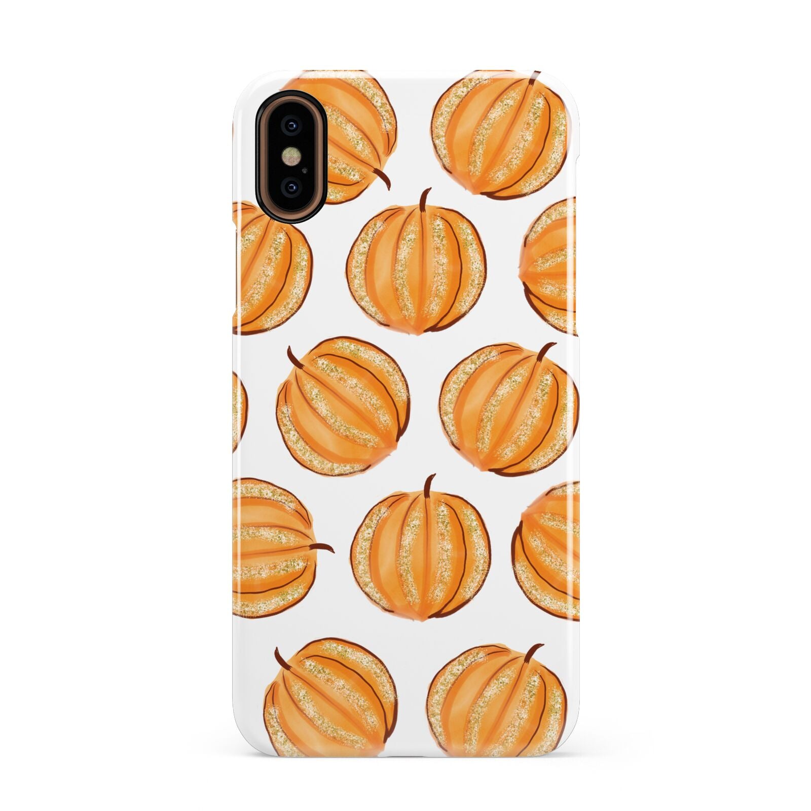 Pumpkin Halloween Apple iPhone XS 3D Snap Case