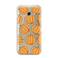 Pumpkin Halloween Samsung Galaxy A3 2017 Case on gold phone