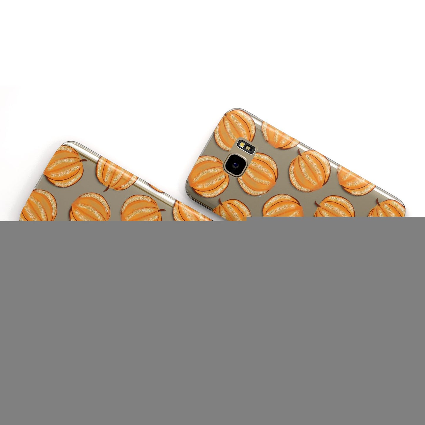 Pumpkin Halloween Samsung Galaxy Case Flat Overview