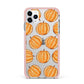 Pumpkin Halloween iPhone 11 Pro Max Impact Pink Edge Case