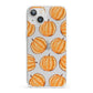 Pumpkin Halloween iPhone 13 Clear Bumper Case