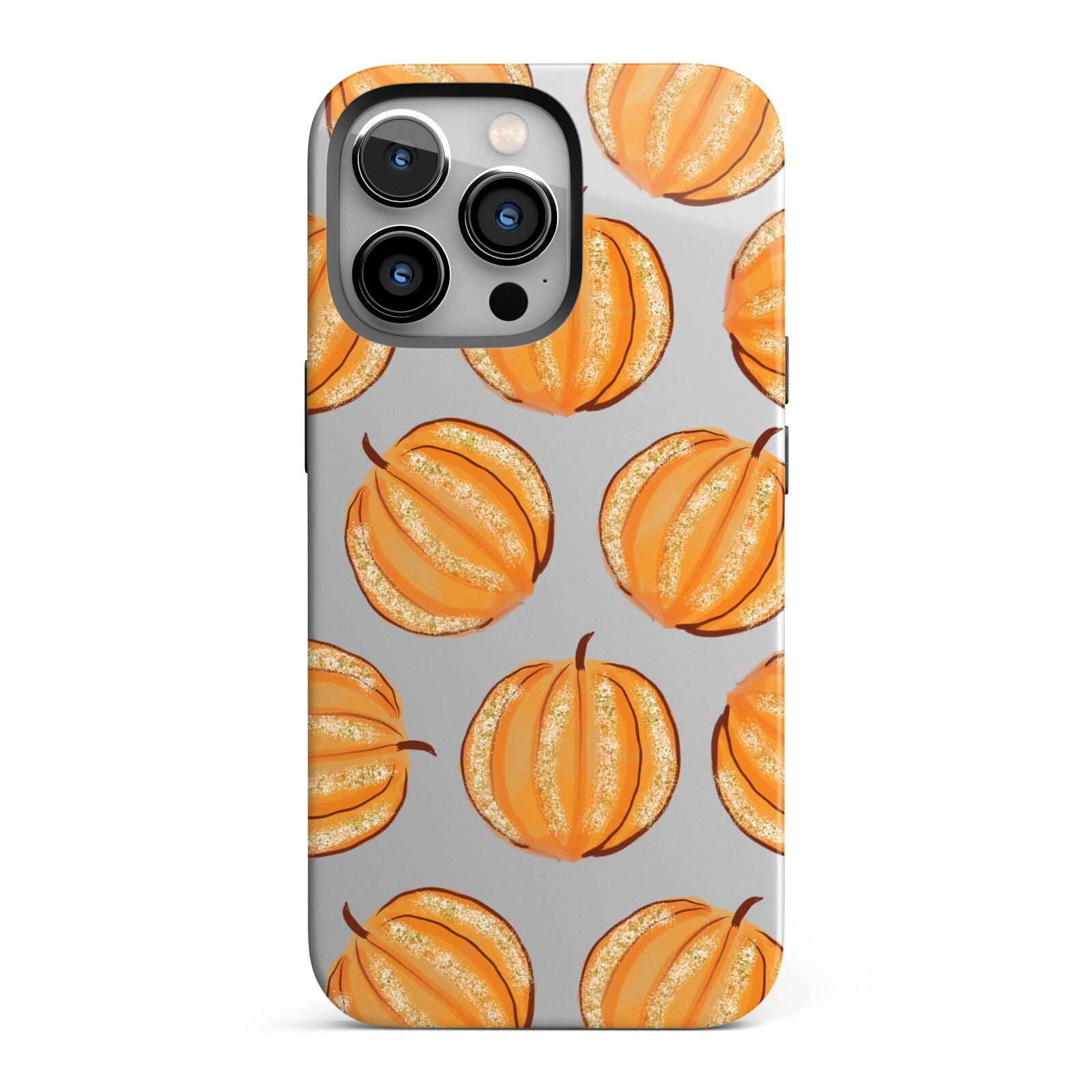 Pumpkin Halloween iPhone 13 Pro Full Wrap 3D Tough Case