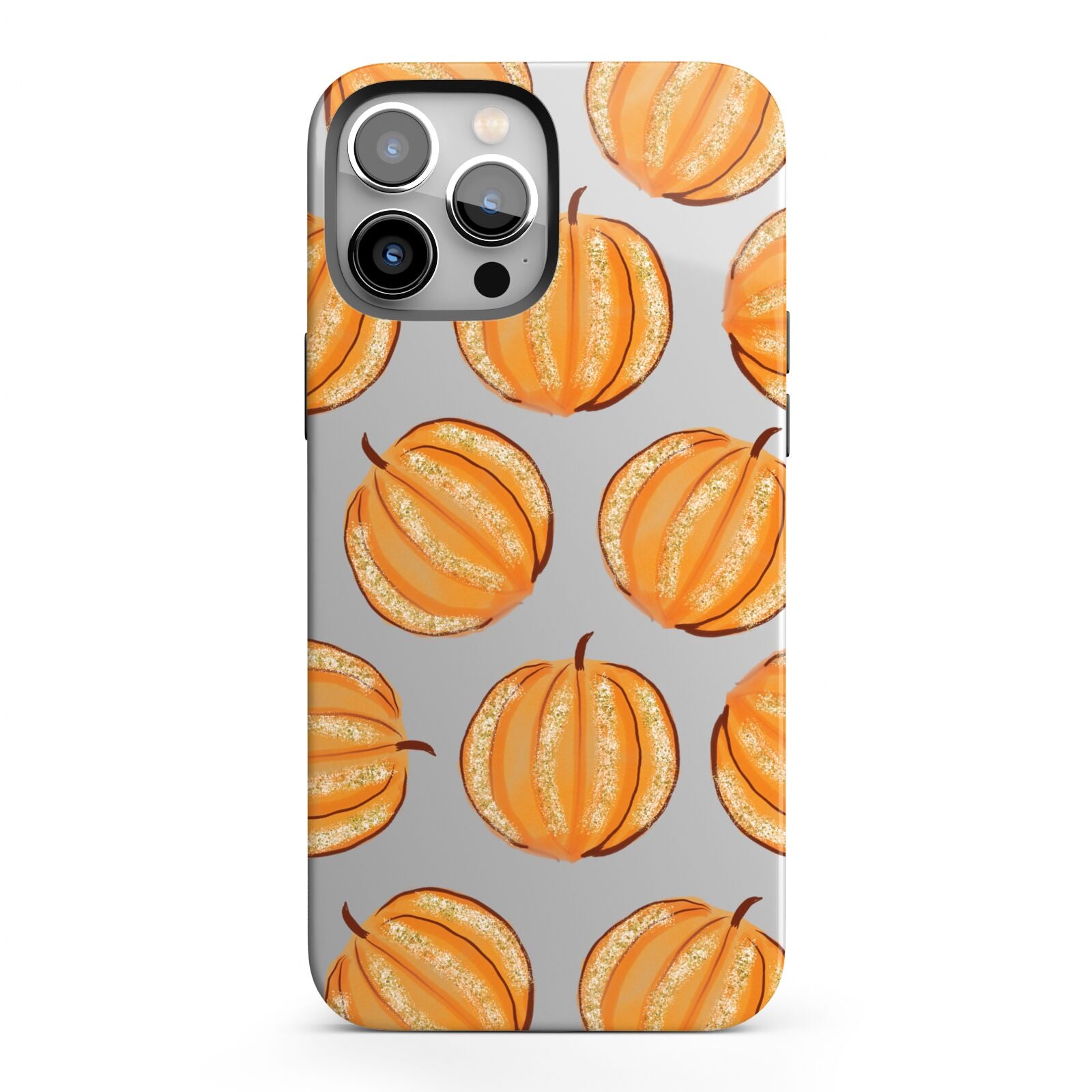 Pumpkin Halloween iPhone 13 Pro Max Full Wrap 3D Tough Case