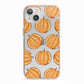 Pumpkin Halloween iPhone 13 TPU Impact Case with Pink Edges