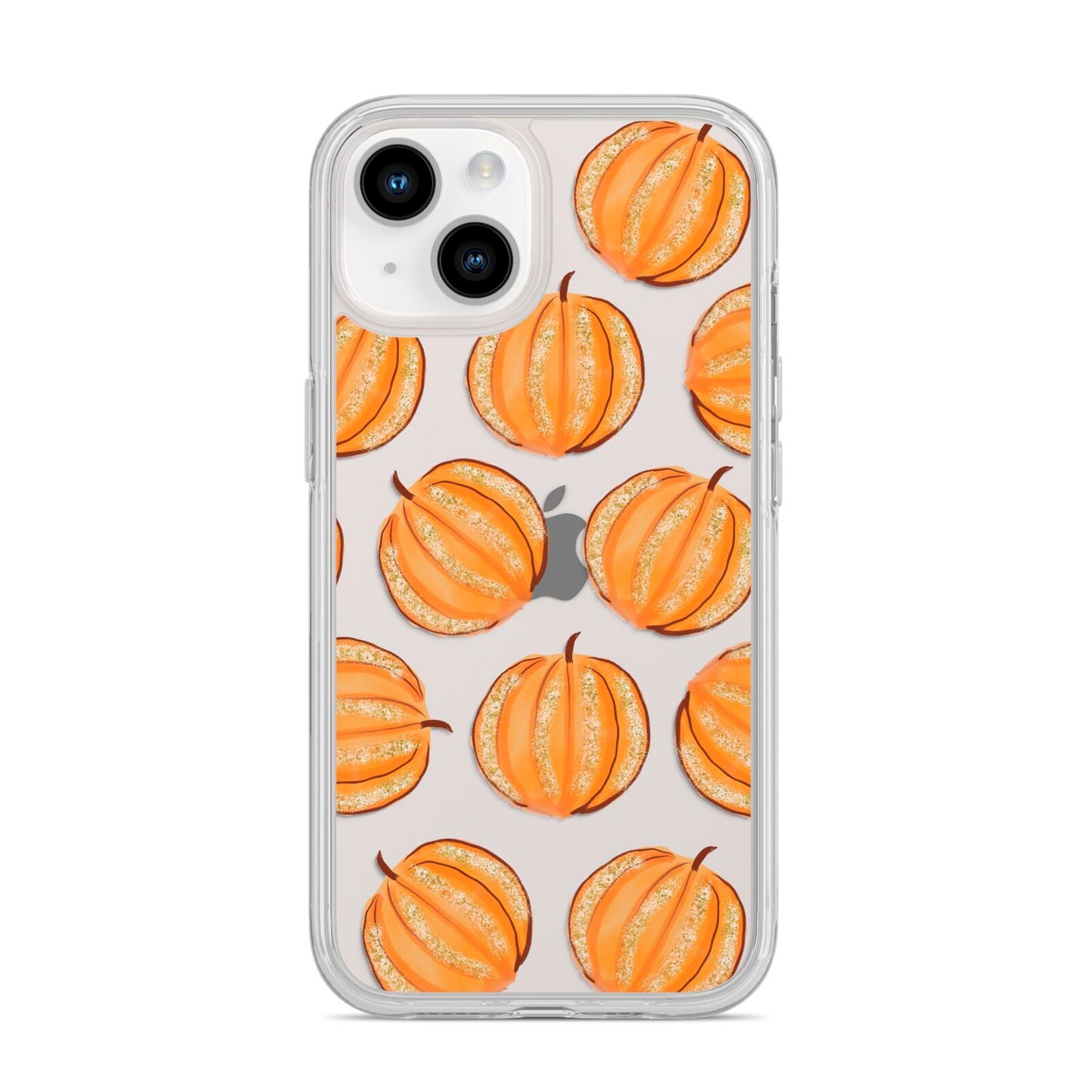Pumpkin Halloween iPhone 14 Clear Tough Case Starlight