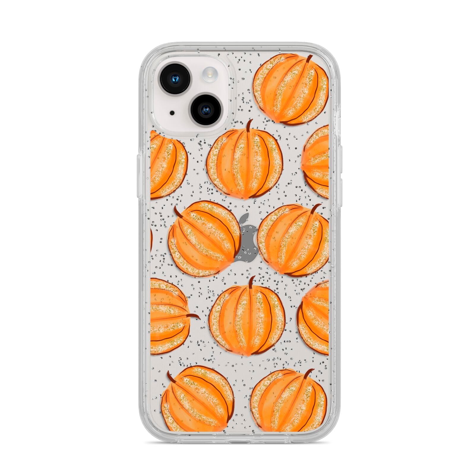 Pumpkin Halloween iPhone 14 Plus Glitter Tough Case Starlight