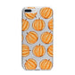 Pumpkin Halloween iPhone 7 Plus Bumper Case on Silver iPhone