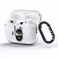 Pumpkin Head Personalised AirPods Pro Clear Case Side Image