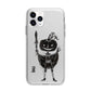 Pumpkin Head Personalised Apple iPhone 11 Pro Max in Silver with Bumper Case