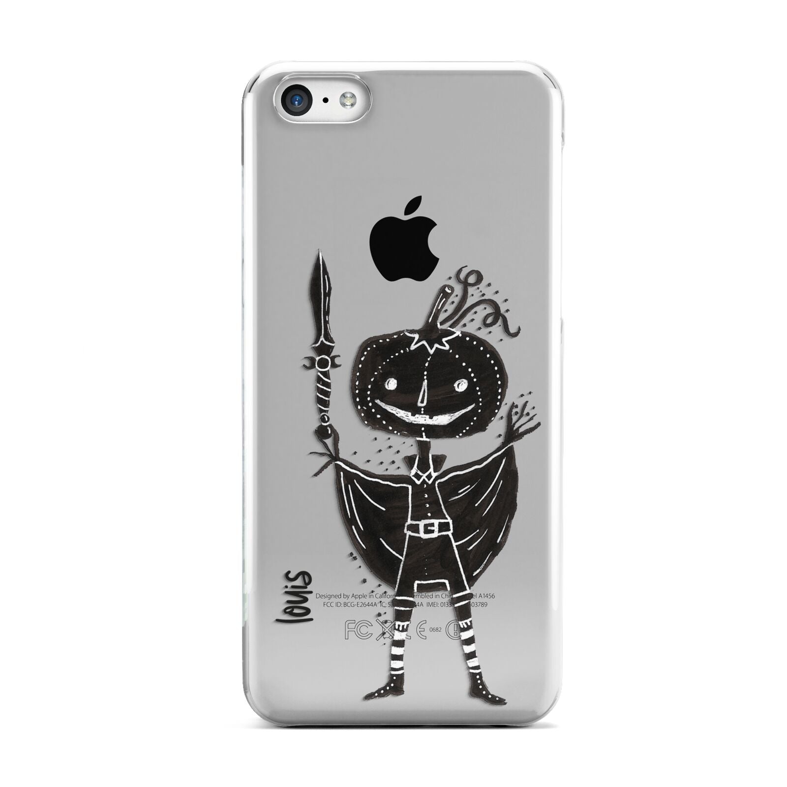 Pumpkin Head Personalised Apple iPhone 5c Case