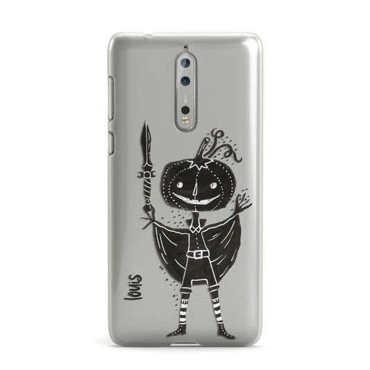 Pumpkin Head Personalised Nokia Case