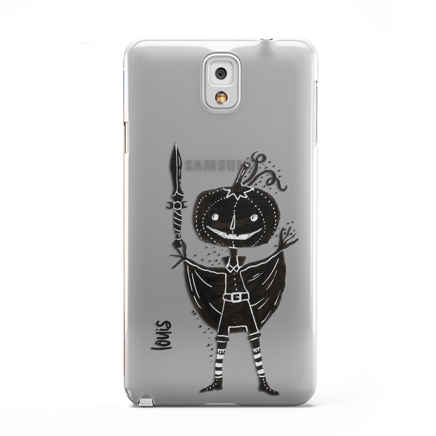 Pumpkin Head Personalised Samsung Galaxy Note 3 Case