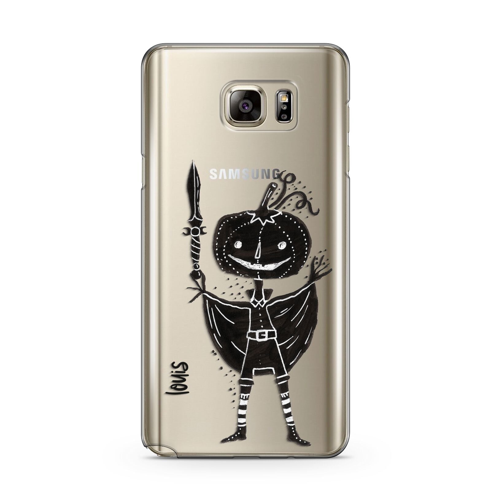 Pumpkin Head Personalised Samsung Galaxy Note 5 Case