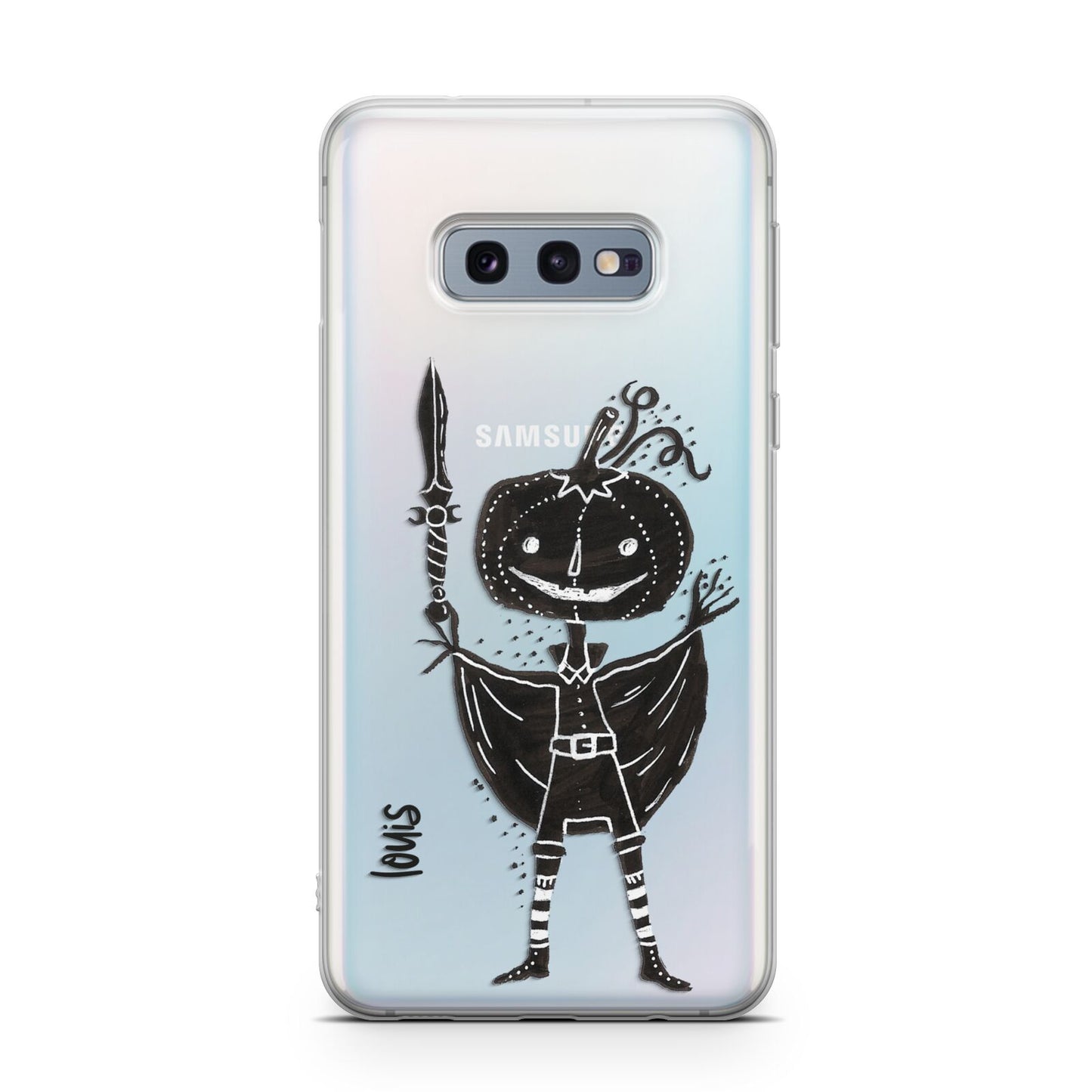 Pumpkin Head Personalised Samsung Galaxy S10E Case