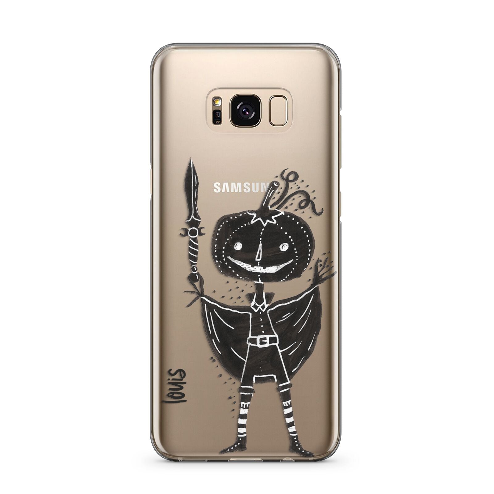Pumpkin Head Personalised Samsung Galaxy S8 Plus Case