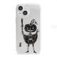 Pumpkin Head Personalised iPhone 13 Mini Clear Bumper Case