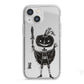 Pumpkin Head Personalised iPhone 13 Mini TPU Impact Case with White Edges