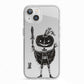 Pumpkin Head Personalised iPhone 13 TPU Impact Case with White Edges