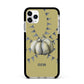 Pumpkin Part Halloween Apple iPhone 11 Pro Max in Silver with Black Impact Case
