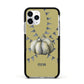 Pumpkin Part Halloween Apple iPhone 11 Pro in Silver with Black Impact Case