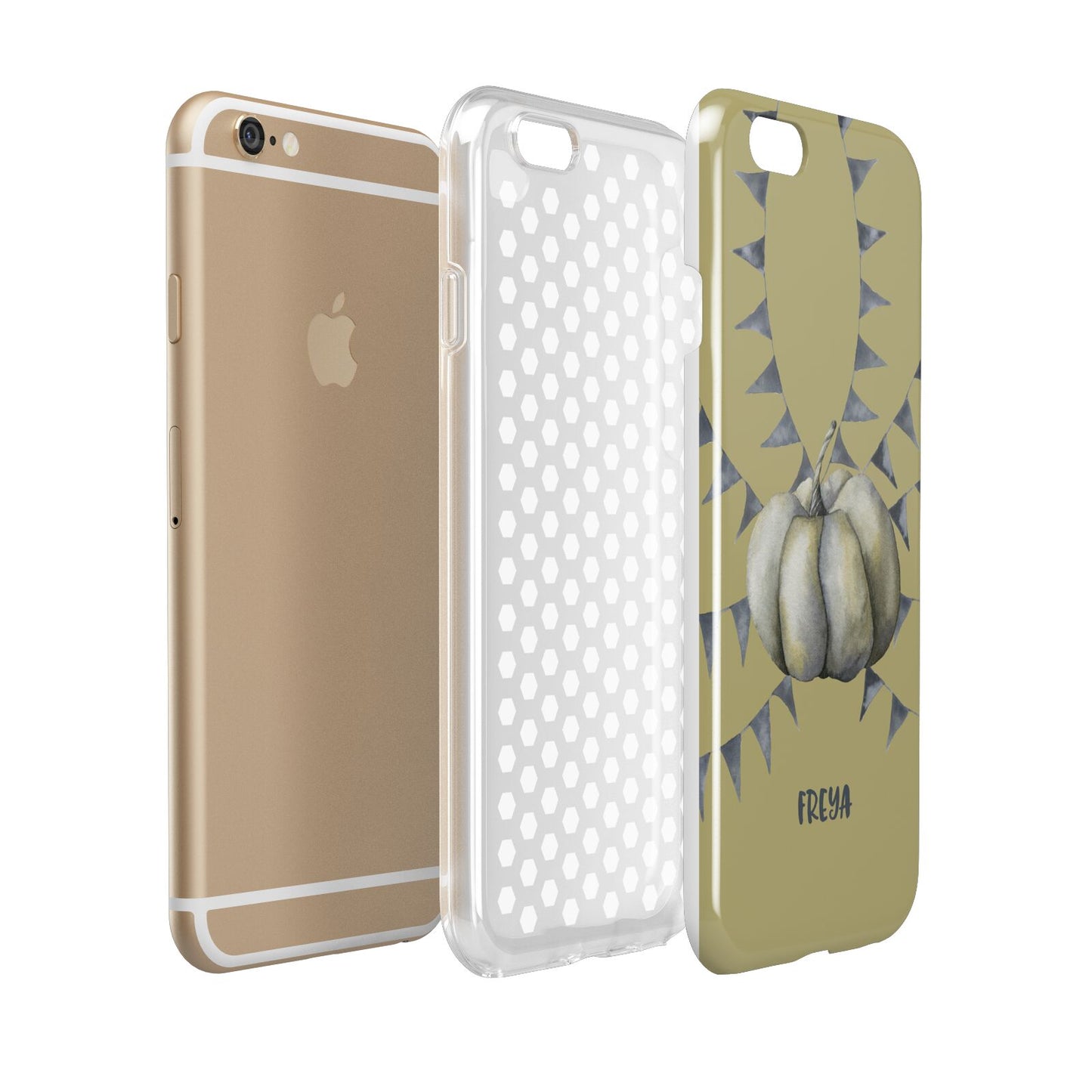 Pumpkin Part Halloween Apple iPhone 6 3D Tough Case Expanded view
